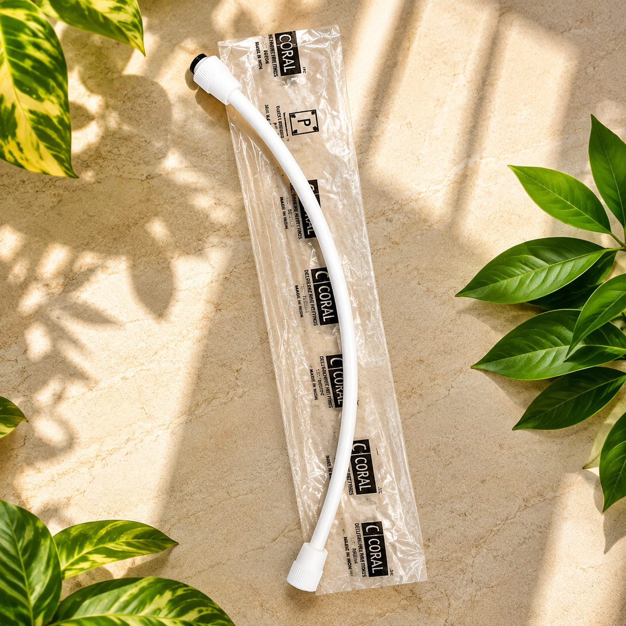 PVC Connection Pipe - Coral
