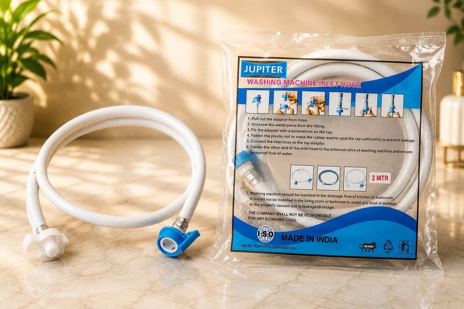 Washing Machine Auto Inlet Extension Pipe - Jupiter